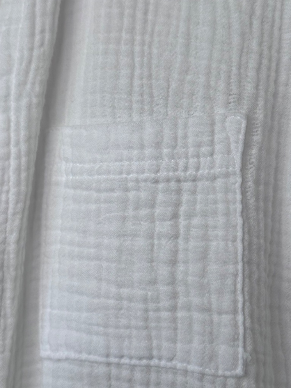 J. Crew Factory Double-gauze Button-up Long Sleeve Shirt, Size Medium - Picture 8 of 9